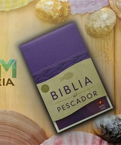 Biblia del pescador NTV semi piel morado