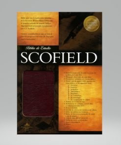Biblia de estudio Scofield RVR1960 Vinotinto