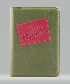Biblia RVR1960 Troquelada Verde Vino