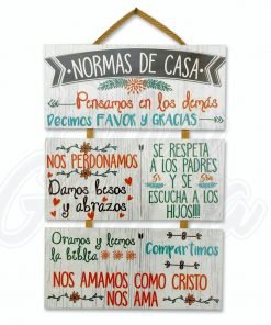 Retablo trio Normas de Casa