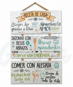 Retablo trio Receta de Casa