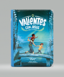 Biblia ilustrada Valientes con Jesús con cierre - azul RVC
