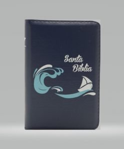 BIBLIA LÍNEA EXPRESIONES PEQUEÑA – AZUL OLAS RVR025