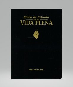 Biblia de Estudio Vida Plena Negra RVR1960 Imitación Piel