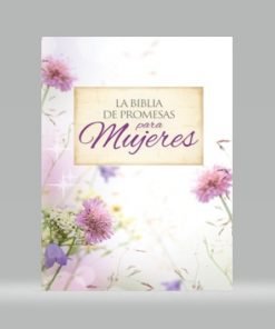 Biblia De Promesas Letra Grande Piel Especial Floral RVR1960 Cierre