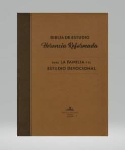 Biblia De Estudio Herencia Reformada Imitación Piel Café RVR1960