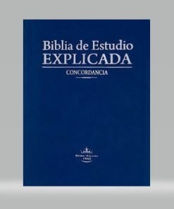 Biblia De Estudio Explicada Imitación Piel RVR1960 Azul