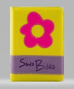 Biblia RVR1960 Troquelada Verde Flor