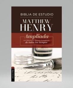 Biblia Estudio Matthew Henry RVR Tapa Dura