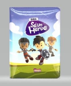 Biblia Sé un Héroe TLA Azul con cierre