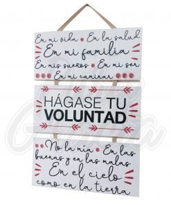 Retablo trio Hágase tu voluntad