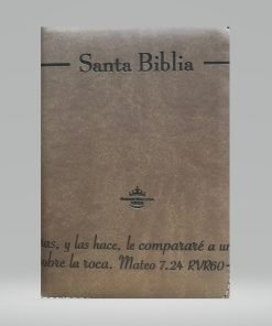 Biblia RVR60 Café con cierre Canto Dorado