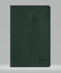 Biblia del Pescador NVI Letra grande verde símil piel
