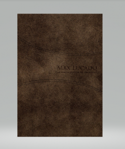 Biblia de Promesas Max Lucado/piel especial / clásico café RVR 1960