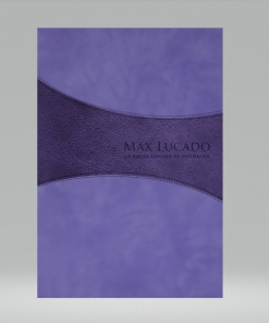 Biblia De Promesas/RVR60/Piel Especial/Lila Purpura/Max Lucado