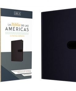 Biblia Ultrafina Compacta Azul Gris - LBLA Con Cierre