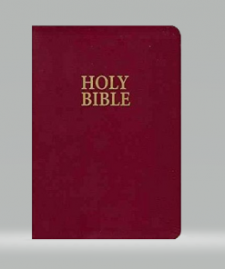 Biblia en Inglés NKJV Letra Grande - Vinotinto