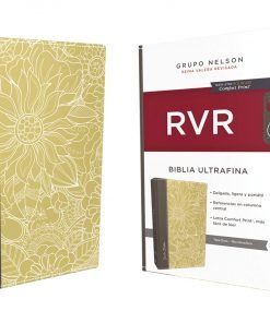 Biblia Reina Valera Revisada Ultrafina Tela Ocre Gris