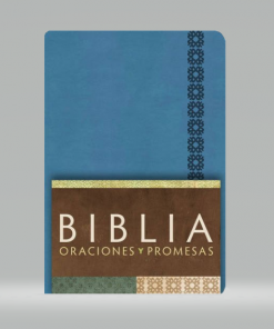 Biblia Oraciones Y Promesas RVC-Imitacion-Indice-Azul Cobalto