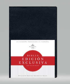 Biblia/RVR/Edicion Exclusiva/Referencias/Negro/Vinilo