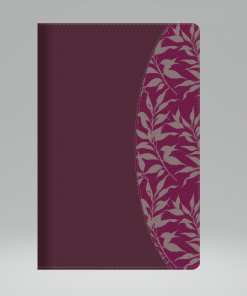 Biblia De Estudio Para Mujer/RVR60/Vinotinto/Fucsia Semil Piel Con Indice