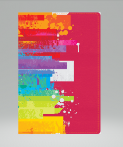 Biblia de Estudio Arco Iris, NTV, acuarela sobre frambuesa, símil piel con índice