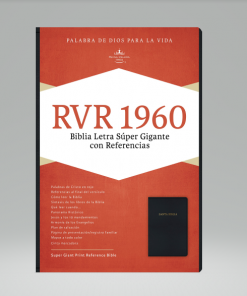 Biblia/RVR/Letra Super Gigante/Referencias/Imitación Piel/Negro