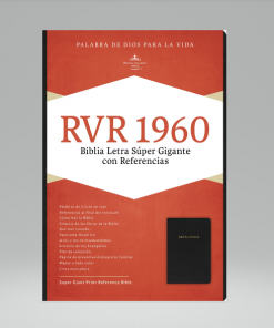 Biblia/RVR/Letra Super Gigante/Referencias/Piel Fabricada/Negro