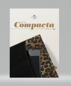 Biblia Compacta Negro Leopardo - Reina Valera 1960