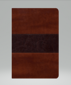 Biblia del Pescador letra grande, caoba símil piel, RVR 1960