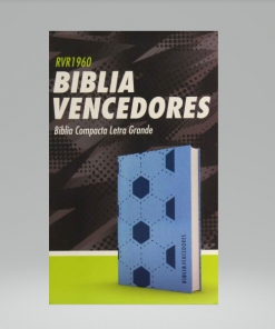 Biblia Reina Valera 1960 Vencedores Niños y Adolescentes Azul Turquesa Simil Piel