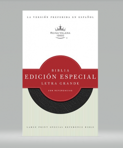 RVR 1960 Biblia Letra Grande Edición Especial con Referencias, negro-rojo piel fabricada