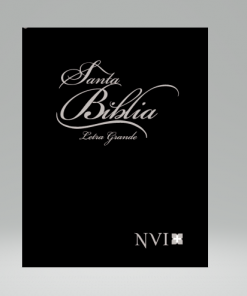 Biblia NVI Letra Grande Tapa Dura Negra