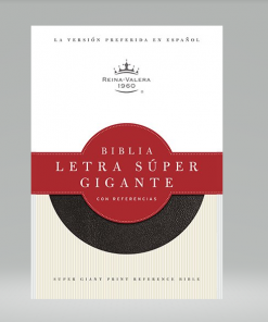 Biblia/RVR/Letra Super Gigante/Referencias/Imitacion Piel/Negro/Indice