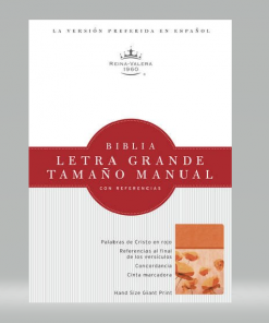 Biblia/RVR/Letra Grande/Manual/Simil Piel/Damasco-Coral