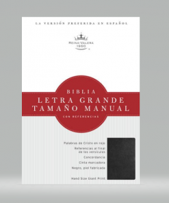 Biblia Tamaño Manual Con Referencias Piel Negro - Reina Valera 1960
