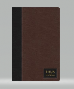 Biblia Del Pescador - Cafe Oscuro - Simil Piel Con Indice - Nueva Traducción Viviente