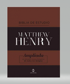 Biblia Estudio Matthew Henry - RVR - Piel especial