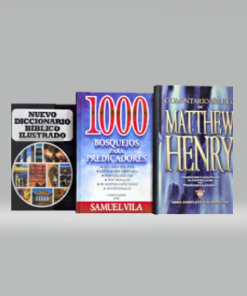 Colección Esencial Clie/Paquete X 03 Libros/Diccionario+Comentario MH+1000 Bosquejos.