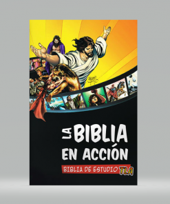 Biblia En Acción - TLA -  Ilustrada a Todo Color - Canto Blanco - Tapa Dura