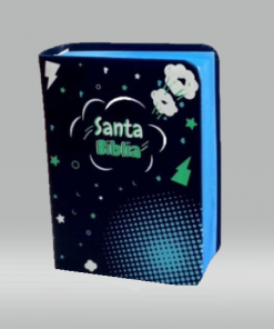 Biblia RVC - Valientes Con Jesús - Azul - canto azul