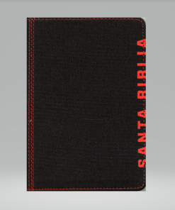 Biblia NTV Compacta Negro Carmesí [Biblia de Bolsillo] Cierre Canto Blanco