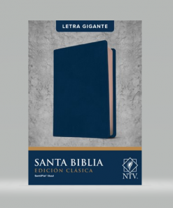Biblia NTV - Letra Gigante - Edición Clásica - Sentipiel - Azul