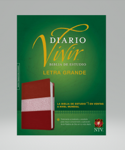 Biblia De Estudio Diario Vivir - NTV - Letra Grande - Sentipiel Vino Rosa