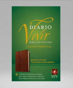 Biblia De Estudio Diario Vivir NTV - Tamaño Personal Sentipiel - Café Claro