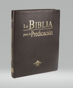 Biblia De La Predicación - RVR60 - Piel Especial - Café