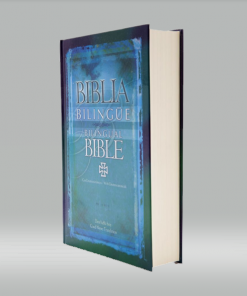 Biblia Bilingüe Dios Habla Hoy - Tapa Dura a Todo Color Blanco