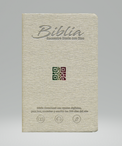 Biblia RVC - Encuentro Diario con Dios - Beige - Canto Dorado