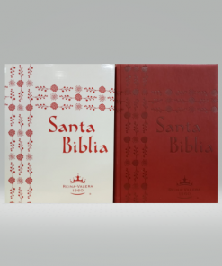 Biblia RVR060 - Tamaño Familiar - Cafe/Rojo - HojasCruz
