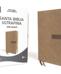 NBLA Santa Biblia Ultrafina, Letra Gigante, Beige, Edición Letra Roja